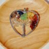 Colorful natural crystal rubble fortune Tree Pendant