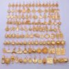 Various Designs Real 999 Pure 24K Gold Necklace Charms Pendants Women Ladies Bridal Engagement Wedding Jewelry Accessories