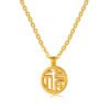 Various Designs Real 999 Pure 24K Gold Necklace Charms Pendants Women Ladies Bridal Engagement Wedding Jewelry Accessories