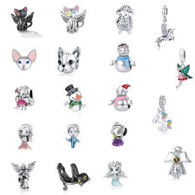 2023 The New Designer cartoon DIY charms for bracelet 925 Sterling silver for jewelry making Fit pandoraers DIY bracelet