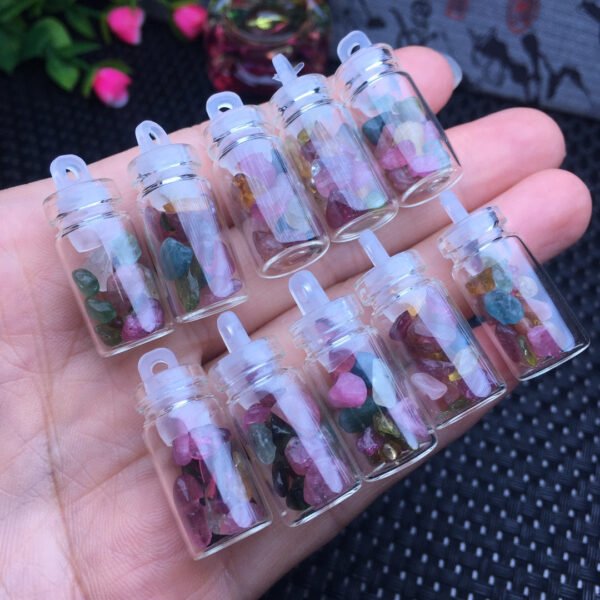 Color tourmaline votive bottle size 28mm