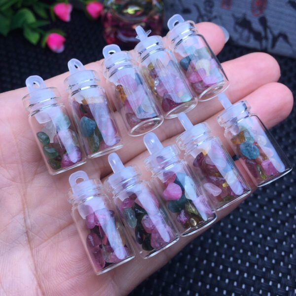 Color tourmaline votive bottle size 28mm