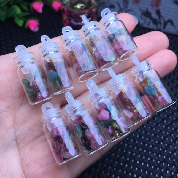 Color tourmaline votive bottle size 28mm