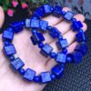 Lapis sugar cube bracelet