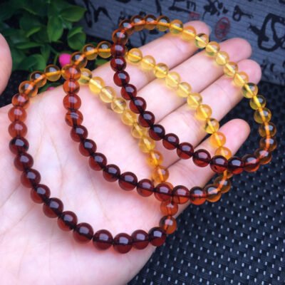 Beeswax gradient bracelet