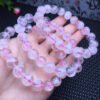 Pink Ghost crystal single loop bracelet