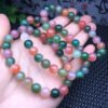 Color salt source agate single-loop bracelet