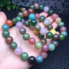 Color salt source agate single-loop bracelet