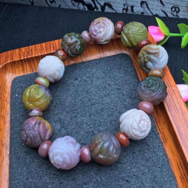 Old Mine Salt Source Carving Bracelet 💕 9-12mm ✨1910019886