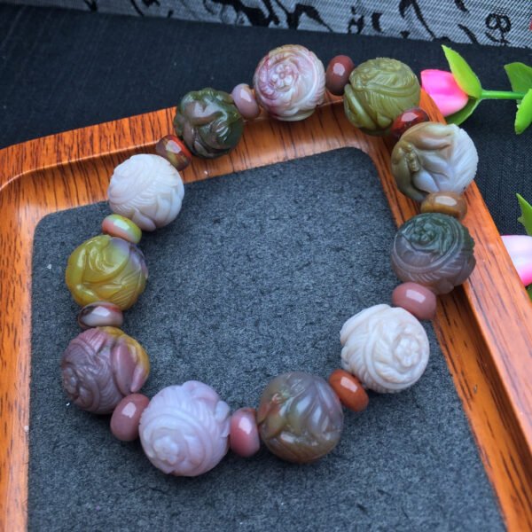 Old Mine Salt Source Carving Bracelet 💕 9-12mm ✨1910019886