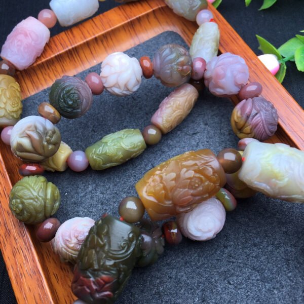 Old Mine Salt Source Carving Bracelet 💕 9-12mm ✨1910019886