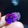 Natural Purple Hair Crystal Super Seven Purple Super Pixiu Pendant Treasure Collection, Size: 20.7/13mm 10202088