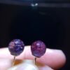 Super Beautiful Fantasy Purple Titanium Crystal Purple Seven Earstuds Earrings for Women, Size 7.9mm 10212389