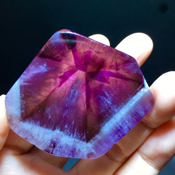 Special offer. Aurora da Bizimi flower super seven sugar heart original stone pendant size: 56.3/51.4mm 10213889