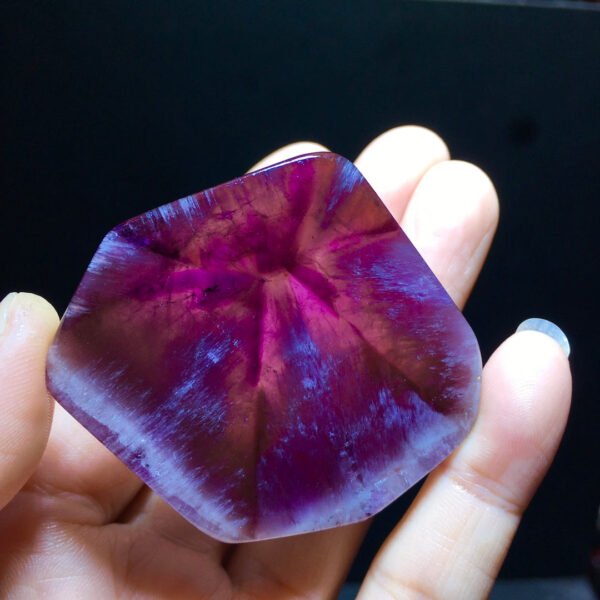 Special offer. Aurora da Bizimi flower super seven sugar heart original stone pendant size: 56.3/51.4mm 10213889