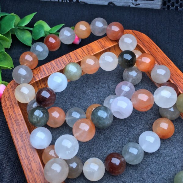 Colored Rabbit Hair Single Loop Bracelet 💕 Specification 9-12mm ✨ 1022137542