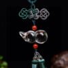 White crystal gourd car hanging, gourd size approximately 46.8 * 22.2mm10230886549