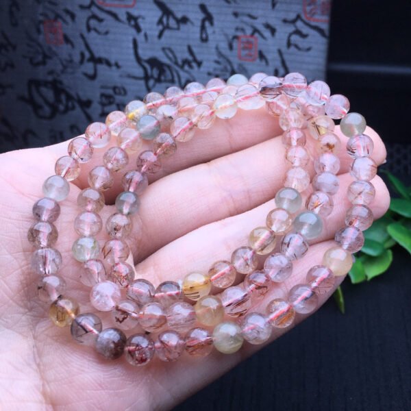 Colorful hair multi loop bracelet 💕 Specification 6mm ✨2410030659