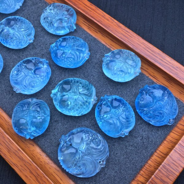 Sea Blue Treasure Pisces Small Piece 💕 Specification 22mm ✨2510009126