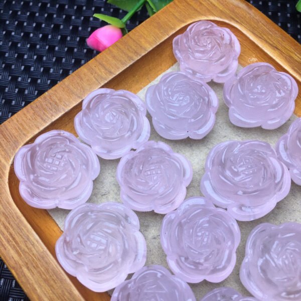 Pink crystal rose small piece 💕 Specification 22mm ✨2610010361