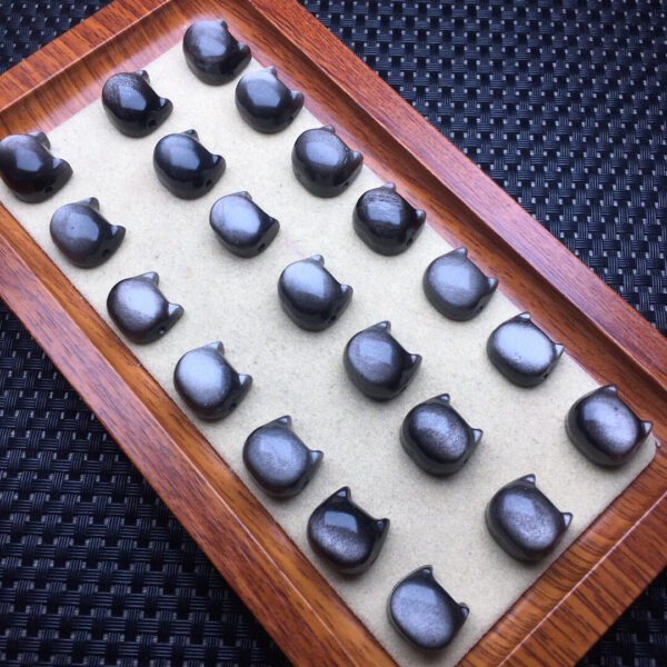 Silver Keystone Faceless Cat ✨ Specification 15-15.5mm 💗2610005864