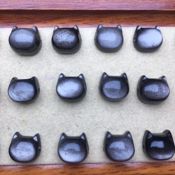 Silver Keystone Faceless Cat ✨ Specification 15-15.5mm 💗2610005864