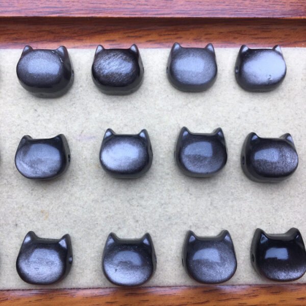 Silver Keystone Faceless Cat ✨ Specification 15-15.5mm 💗2610005864