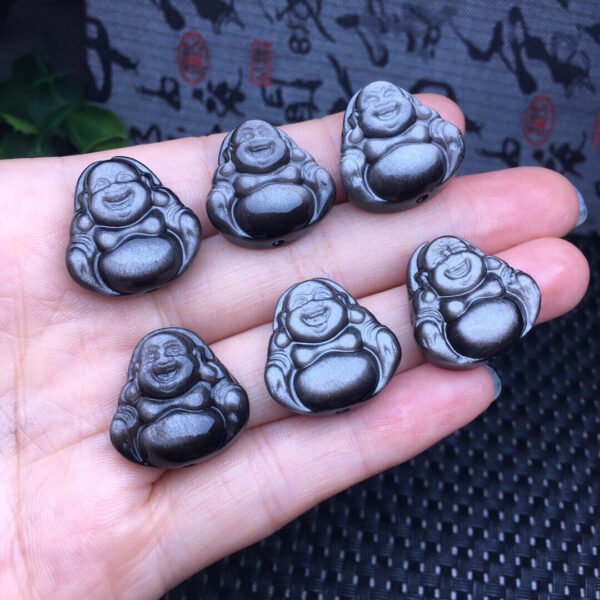 Silver Yaoshi Big Belly Buddha Pendant 💕 Specification 19.5mm ✨26100052396