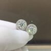 Mosan diamond earrings, 1 carat each, 2 carats in total2610120352
