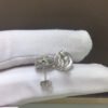 Mosan diamond earrings, 1 carat each, 2 carats in total2610120352