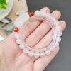 Natural agate pixiu bracelet with agate beads with a diameter of 8mm2610019561