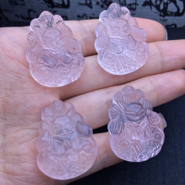 Pink Crystal Nine tailed Fox Pendant 💕 Specification 25mm2710015631