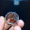 Natural colored Peter stone lightning pattern ⚡ Ring, size 13.6/10.3mm2710338621