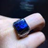 Natural colored Peter stone lightning pattern ⚡ Ring, size 13.6/10.3mm2710338621
