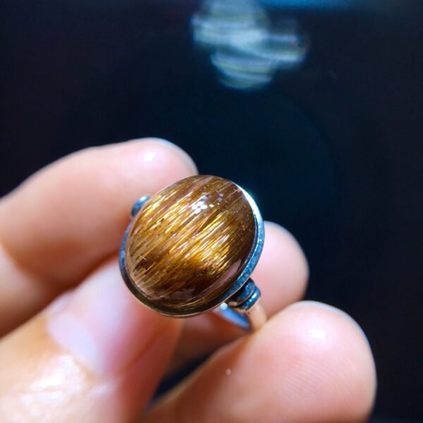 Natural Copper Crystal Ring 💰 Specification: 9/8.8mm2710248316