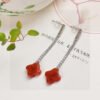 Light Luxury South Red Eardrop Earline Series, with a specification of approximately 12mm2710055145