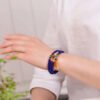 Original natural lapis lazuli three loop bracelet, with a bead diameter of approximately 4.6mm2710099589
