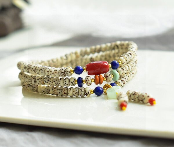 Natural Star Moon Bodhi Original Three Loop Bracelet2710045923