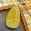 Chicken oil yellow honey wax Guanyin pendant, size 48.7x29.1x14.5mm, weight 13.01g left2710690315