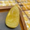 Chicken oil yellow honey wax Guanyin pendant, size 48.7x29.1x14.5mm, weight 13.01g left2710690315