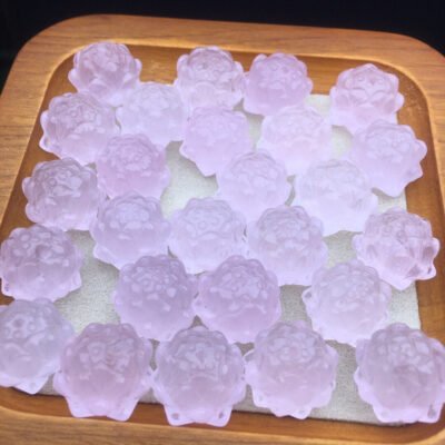 Pink crystal lotus small piece 💕 Specification 18mm ✨2810009163