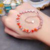 Natural Super Beautiful Fire Opal Bracelet, Main Stone 4 * 6mm2810325156