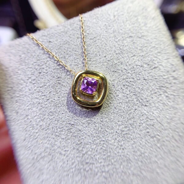 Natural Brazilian amethyst pendant, main stone 5mm2810120149