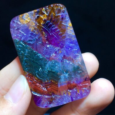 Aurora 23 Lahu God Eating Little Man Buddha's Eighth Day Black God Wushi Plate Pendant Size: 50.4/31.4/6.2mm2810788121