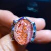 Natural Strawberry Crystal Ring, Size 17/13mm2810668189