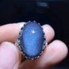 Natural Blue Ghost Blue Sands Starlight Ring, Size 17/11mm2810298556