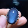 Natural Blue Ghost Blue Sands Starlight Ring, Size 17/11mm2810298556