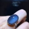Natural Blue Ghost Blue Sands Starlight Ring, Size 17/11mm2810298556