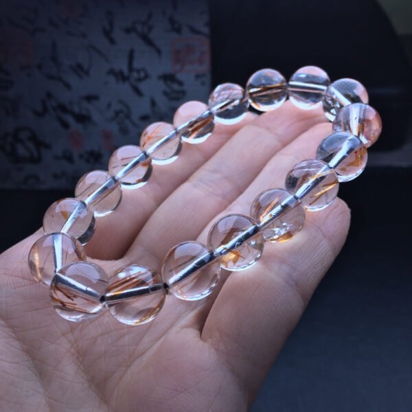 Black Gold Super Single Loop Bracelet 💕 Specification 7-12mm ✨3010071156