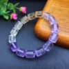 Purple Yellow Gradient Bucket Bead Bracelet 💕 Specification 10mm ✨3010049156